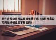 软件开发公司网站模板免费下载（软件开发公司网站模板免费下载官网）